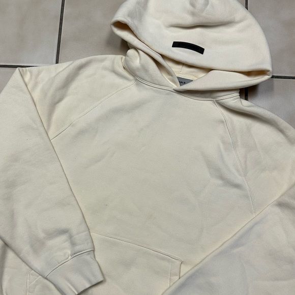 FOG Fear of God Essentials Light Yellow Hoodie - Picture 3 of 9